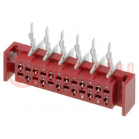 Wire-board; socket; female; PIN: 12; THT; on PCBs; 30V; 1A; -40÷105°C