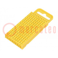 Markers; Marking: L; 4.3÷5.3mm; polyamide; yellow; -40÷85°C; WIC