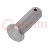 Assembly pin; steel; BN 483; Ø: 4mm; L: 12mm; DIN 1434; with hole