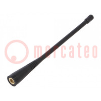 Antenna; RF; 1.3dBi; twist-on,vertical; 50Ω; 470÷510MHz; male,SMA