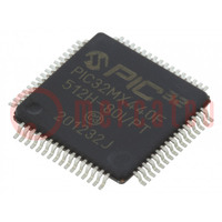 IC: PIC-Mikrocontroller; 512kB; 2,3÷3,6VDC; SMD; TQFP64; PIC32