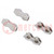 Rope clamp; ER1022, ER5018, ER6022; stainless steel; 4pcs.
