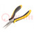 Pliers; half-rounded nose; ESD; 140mm
