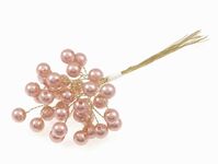 10mm Triple Pearls (12 Bunch) - 15cm, Rose Gold