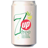 Britvic 7UP Free 330ml Can X 24 Pk
