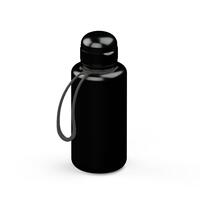 Artikelbild Drink bottle "Sports" clear-transparent incl. strap 0.7 l, black