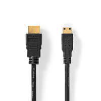 CÂBLE HDMI HAUTE VITESSE AVEC ETHERNET | HDMI? CONNECTEUR | HDMI? MINI CONNECTEUR | 4K@30HZ | 10.2 GBPS | 1.50 M | ROND | PVC |