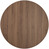 Tischplatte Maliana rund; 60 cm (Ø); eiche/braun/grau; rund
