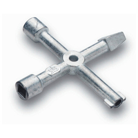 Mastschlüssel aus Zinkdruckguss (GD-Zn) mit Außenvierkant 90 x 90 mm