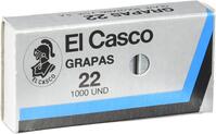 EL CASCO GRAPAS Nº22 GALVANIZADAS -CAJA DE 1000-
