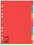 Pendarec-Kartonregister Blanko, A4, Pendarec-Karton, 10 Blatt, farbig