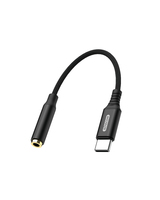 Sitecom USB-C to Jack adapter 3.5mm Zwart