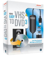 Roxio Easy VHS to DVD 3, Win, ML videórögzítő eszköz USB 2.0
