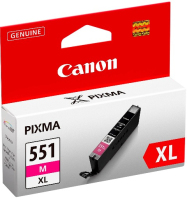 Canon CLI-551XL M w/sec tintapatron 1 dB Eredeti Nagy (XL) kapacitású Fotó bíborvörös