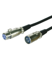 Goobay XLR connection cable (bulk) 6.0m audio cable 6 m XLR (3-pin) Black