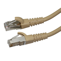 Videk 2996AS-3 cable de red Beige 3 m Cat6a S/FTP (S-STP)