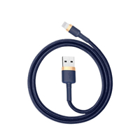 Baseus CALKLF-BV3 mobiltelefon kábel Kék, Arany 1 M USB A Lightning