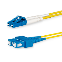 Lanview LVO231493 InfiniBand/fibre optic cable 3 m 2x LC 2x SC OS2 Geel