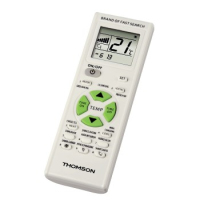 Thomson ROC1205 télécommande IR Wireless Climatiseur Appuyez sur les boutons