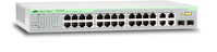 Allied Telesis AT-FS750/28-30 łącza sieciowe Zarządzany Fast Ethernet (10/100) 1U Szary