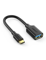 Ugreen 30701 USB-kabel 0,15 m USB 3.2 Gen 1 (3.1 Gen 1) USB C USB A Zwart