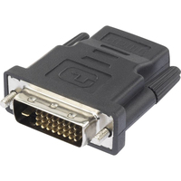 Renkforce RF-4212228 tussenstuk voor kabels DVI-D HDMI Zwart