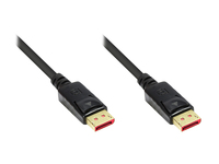 Alcasa 4814-030S DisplayPort-Kabel 3 m Schwarz