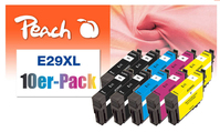 Peach 10er-Pack Tintenpatronen, kompatibel zu Epson No. 29XL
