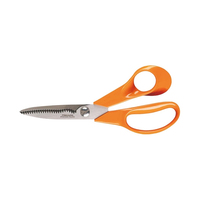 Fiskars Küchenschere 18 cm kitchen scissors 180 mm Orange, Stainless steel Herb