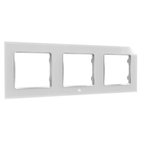 Shelly 3 220 x 80 mm Rectangle White Plastic