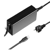 CoreParts MBXUSBC-AC0024 adapter wtyczek zasilających C6 Uniwersalne Czarny