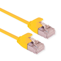 ROLINE 21.15.3321 kabel sieciowy Żółty 0,3 m Cat6a U/FTP (STP)