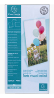 Exacompta 83058D support de panneau et stand d'information 10 x 21cm Acrylique, polyméthacrylate de méthyle (PMMA) Transparent