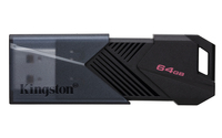 Kingston Technology DataTraveler Exodia Onyx USB flash meghajtó 64 GB USB A típus 3.2 Gen 1 (3.1 Gen 1) Fekete