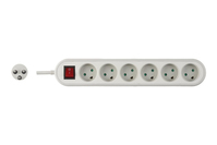 Microconnect GRU006WDK power extension 1.8 m 6 AC outlet(s) Indoor White