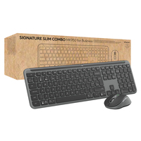Logitech MK950 Signature for Business teclado Ratón incluido RF Wireless + Bluetooth QWERTY Internacional de EE.UU. Grafito