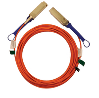 Nvidia MC2210310-010 cable de fibra optica 10 m QSFP Rojo