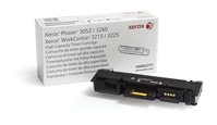 Xerox Genuine Phaser® 3052​/​3260, WorkCentre® 3215​/​3225 Black High capacity Toner Cartridge (3000 Pages) - 106R02777