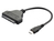 DLH DY-TU4870 câble SATA 0,16 m SATA 22-pin USB 3.2 Gen 1 (3.1 Gen 1) Type-C Noir