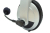 Ednet 83130 auricular y casco Auriculares Alámbrico Diadema Llamadas/Música Negro, Blanco