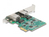 DeLOCK PCI Express x1 Karte zu 2 x RJ45 2,5 Gigabit LAN RTL8125