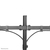 Neomounts FPMA-D550DDBLACK uchwyt / stojak do monitorów 81,3 cm (32") Czarny Biurko