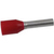 Weidmüller 463100000 wire connector Ferrule Red