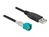 DeLOCK 90489 Koaxialkabel 0,5 m HSD Z USB 2.0 Type-A Schwarz