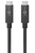 Goobay 49254 USB cable 1 m USB 3.2 Gen 2 (3.1 Gen 2) USB C Black