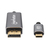 Manhattan 354844 câble vidéo et adaptateur 2 m USB Type-C DisplayPort Noir, Argent