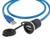 Encitech 1310-1015-03 USB-kabel 1,5 m USB 3.2 Gen 1 (3.1 Gen 1) USB A Zwart, Blauw
