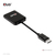 CLUB3D CSV-7220 adaptador de cable de vídeo 1 m DisplayPort HDMI + DisplayPort Gris