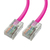 Videk Unbooted 24 AWG Cat5e UTP RJ45 Patch Cable Pink 3Mtr