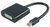Microconnect MDPDVI3B Videokabel-Adapter 0,15 m Mini DisplayPort DVI-I Schwarz